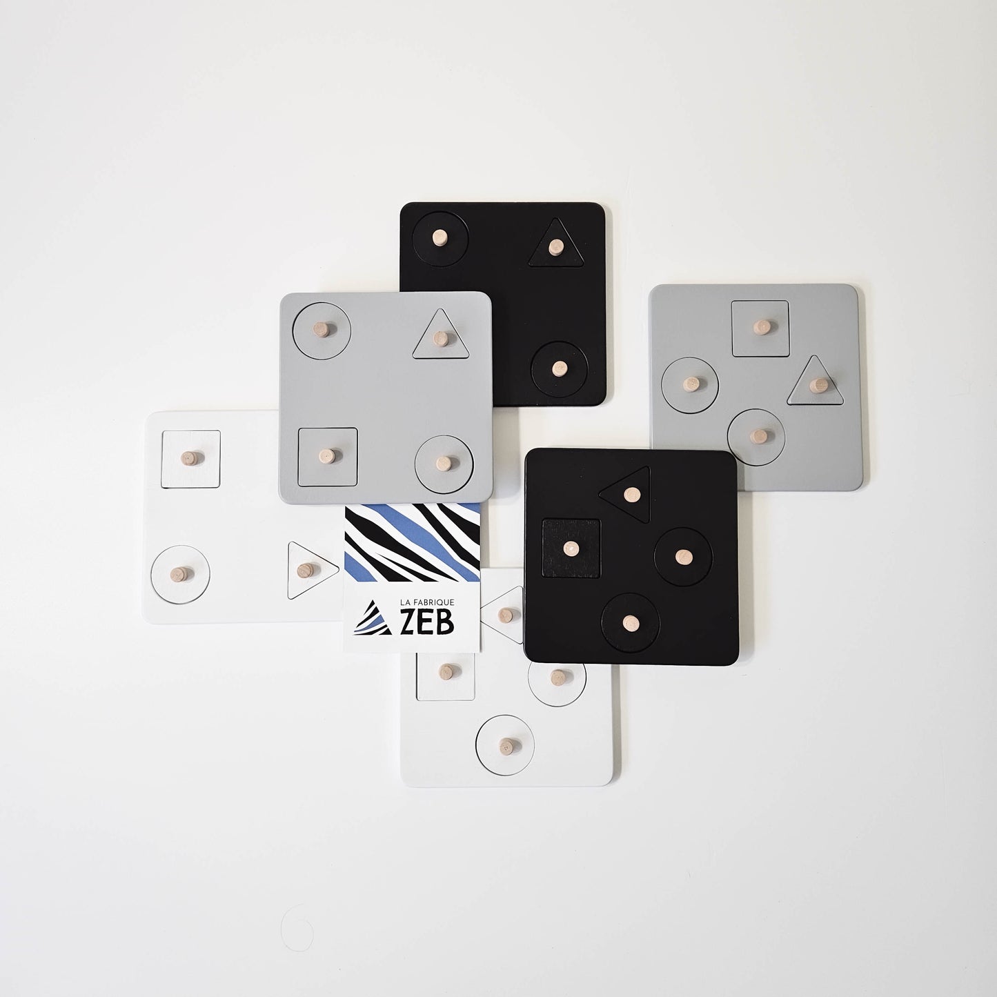 Set of 6 Conceptual Puzzles – 4 Pieces