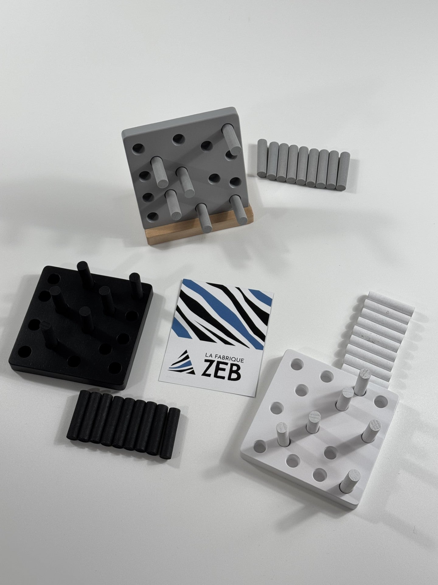 Set of 3 Small Peg Conceptual Boards #1