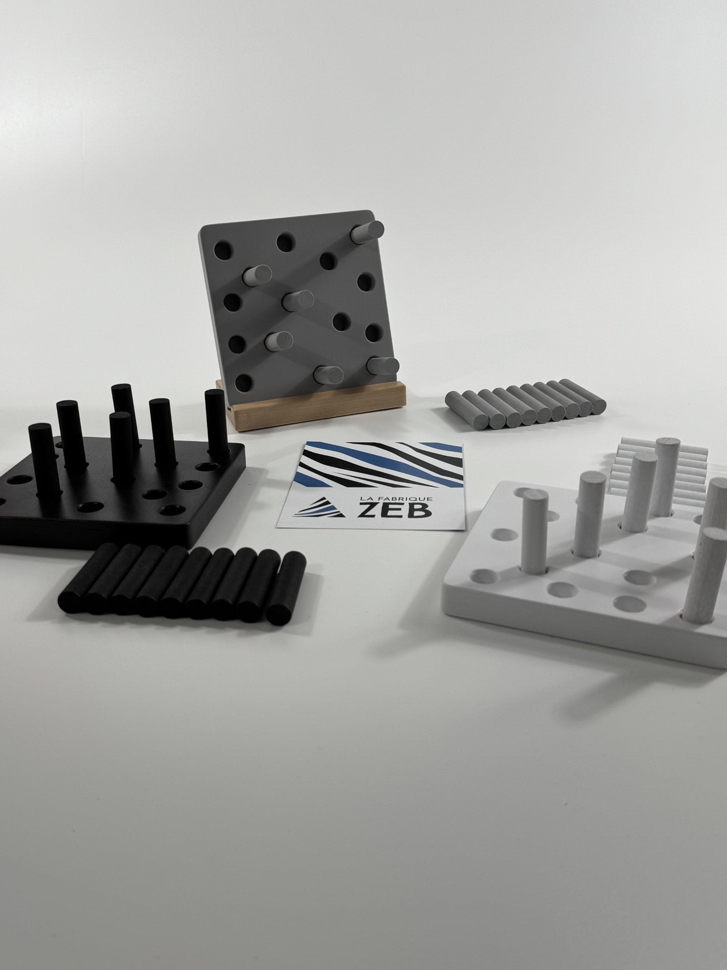 Set of 3 Small Peg Conceptual Boards #1