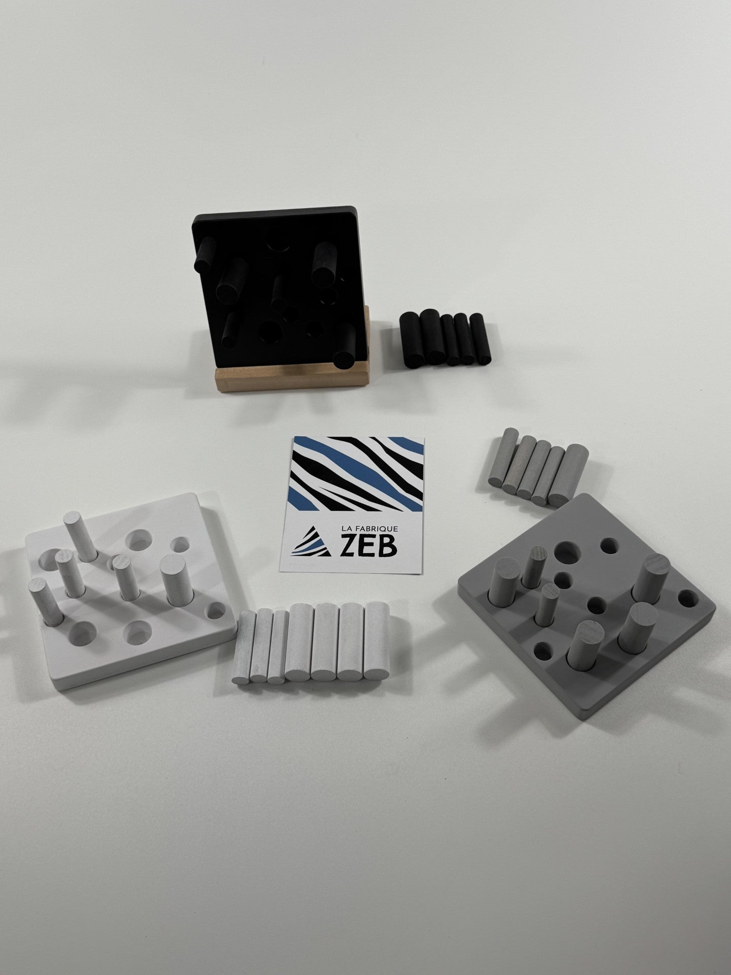 Set of 3 Large and Small Conceptual Peg Boards #1