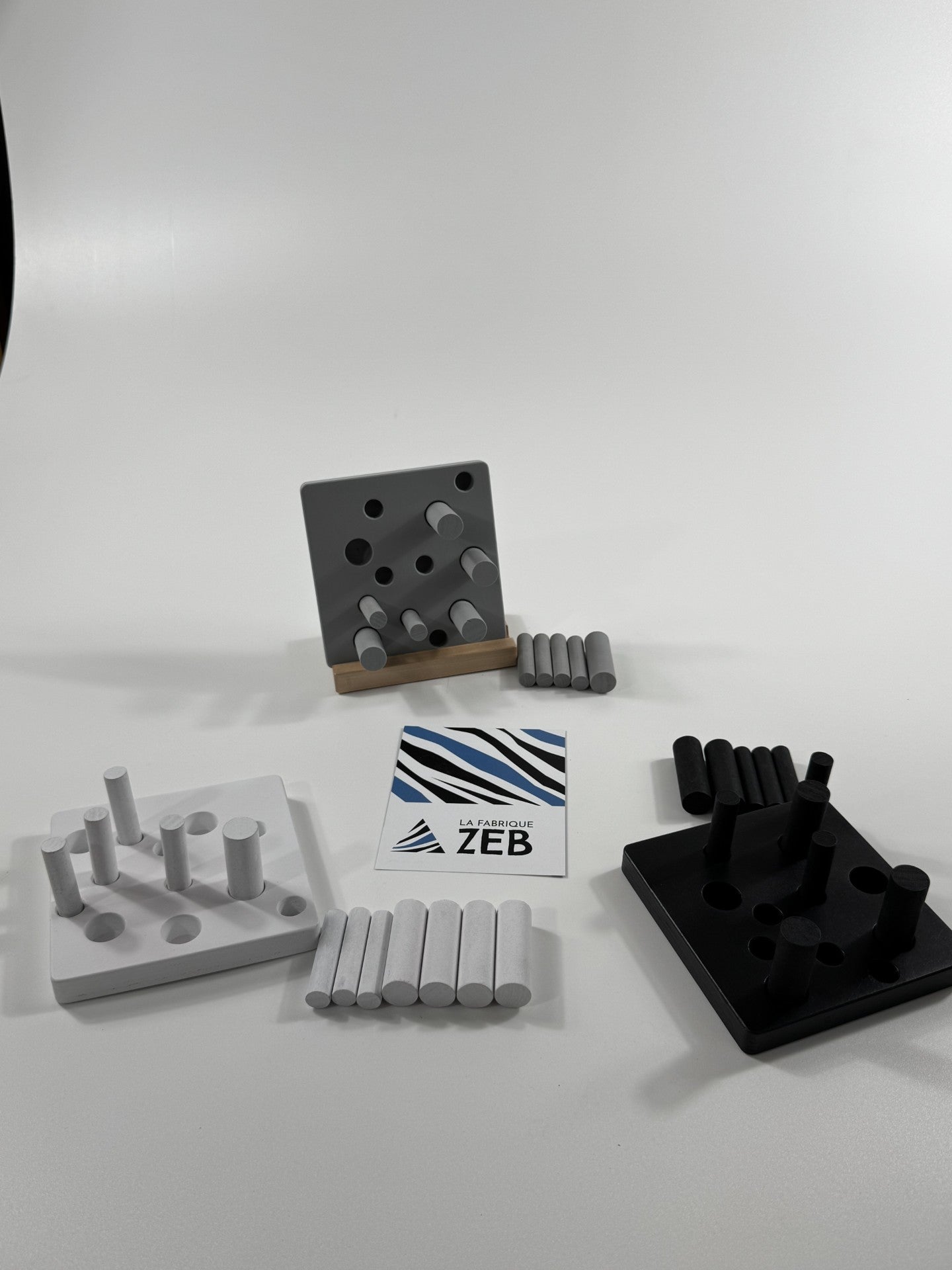 Set of 3 Large and Small Conceptual Peg Boards #1