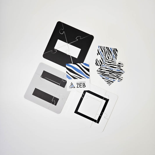 Ensemble de 9 puzzles conceptuels - 4 morceaux